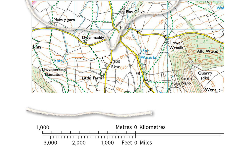 Measuring Distance On A Map String 